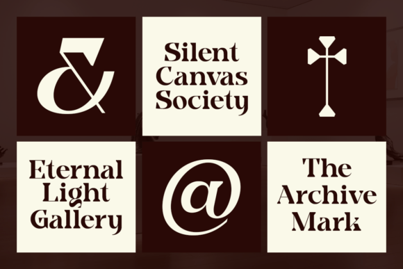 Kesiq Serif Font PNG with transparent background - Preview 5