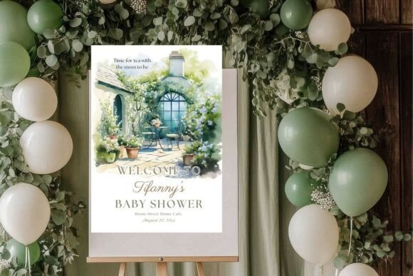Modern Birthday Welcome Sign Template