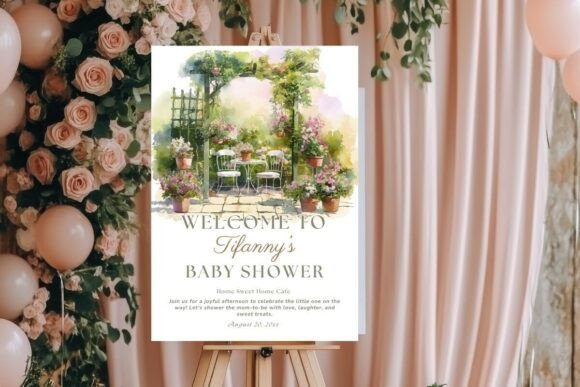Modern Birthday Welcome Sign Template