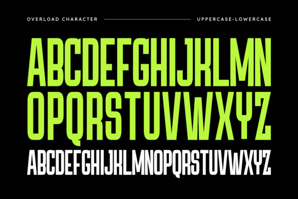 Overlord Font PNG with transparent background - Preview 1