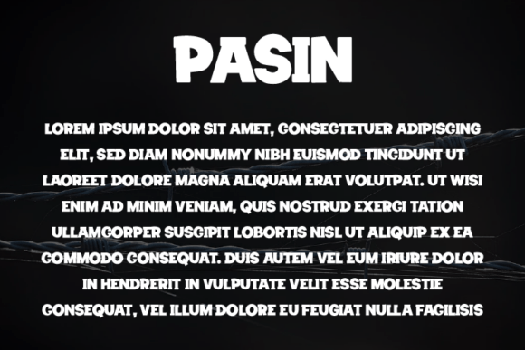 Pasin Font PNG with transparent background - Preview 2