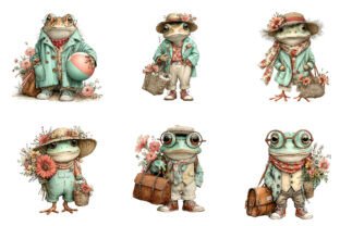 Whimsical Summer Frog Clipart Graphic by Dreamshop · Creative Fabrica