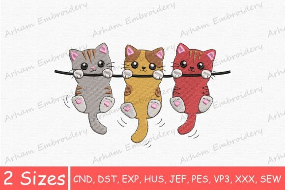 Adorable Hanging Cats