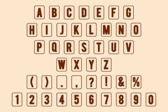 Banner the Box Font font preview - 4