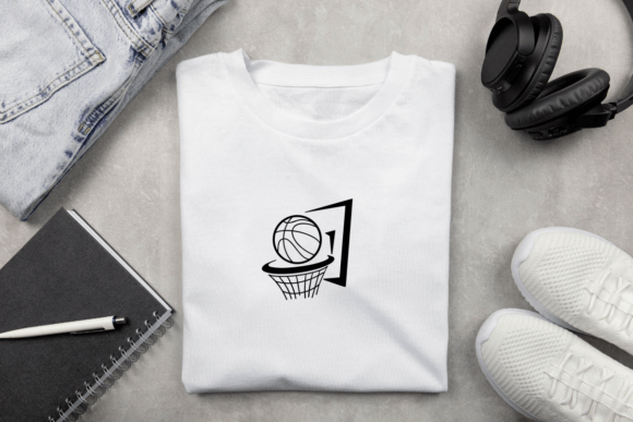 Basketball Silhouette Set Font - Preview 4