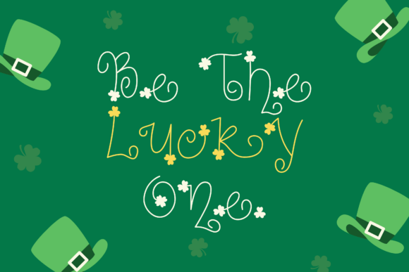Clover Dance Font PNG with transparent background - Preview 2