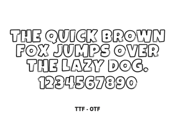 Comic Doodle Font - Preview 3