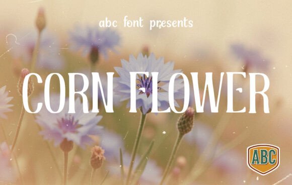 Corn Flower Fontes Serif Fonte Por ABC Font