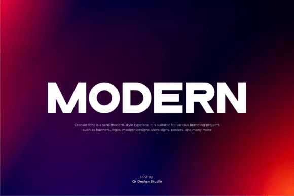Ctooxid Font - Preview 1