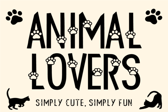 Cute Cat Font - Preview 3