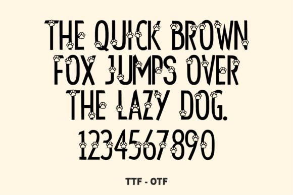 Cute Cat Font - Preview 4