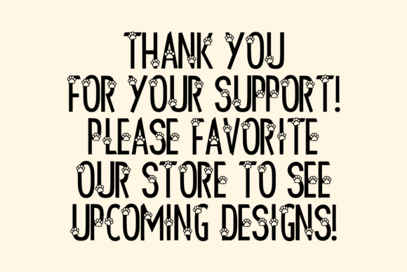 Cute Cat Font - Preview 5