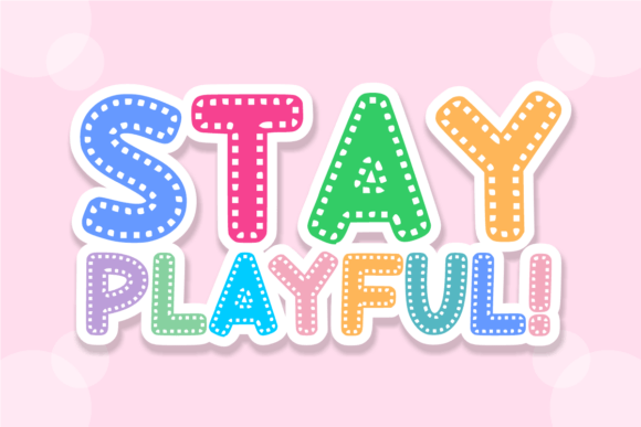 Cute Stickers Font - Preview 3
