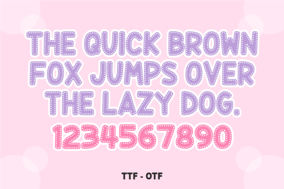 Cute Stickers Font - Preview 4