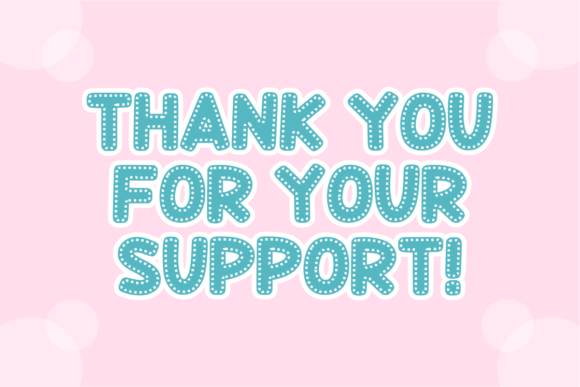 Cute Stickers Font - Preview 5