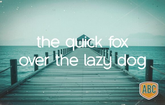 Cyan Font - Preview 1