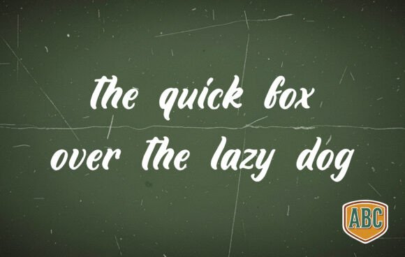 Dark Green Font - Preview 1