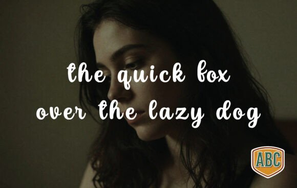 Dark Olive Font - Preview 1