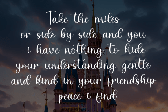 Disney Font - Preview 2