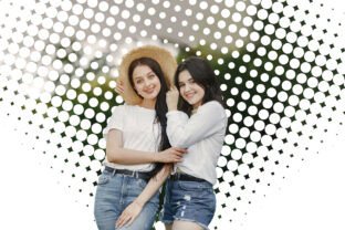 Double Exposure Halftone Creator Graphic by mristudio · Creative Fabrica