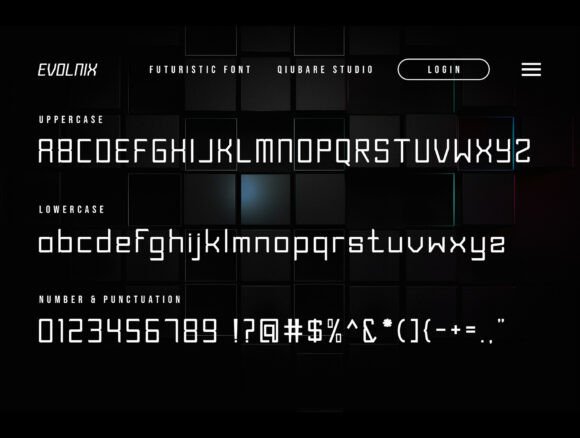 Evolnix Font - Preview 5