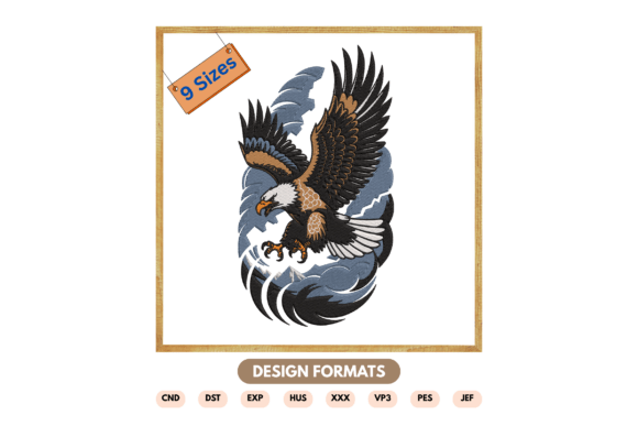 Eagle Embroidery Design