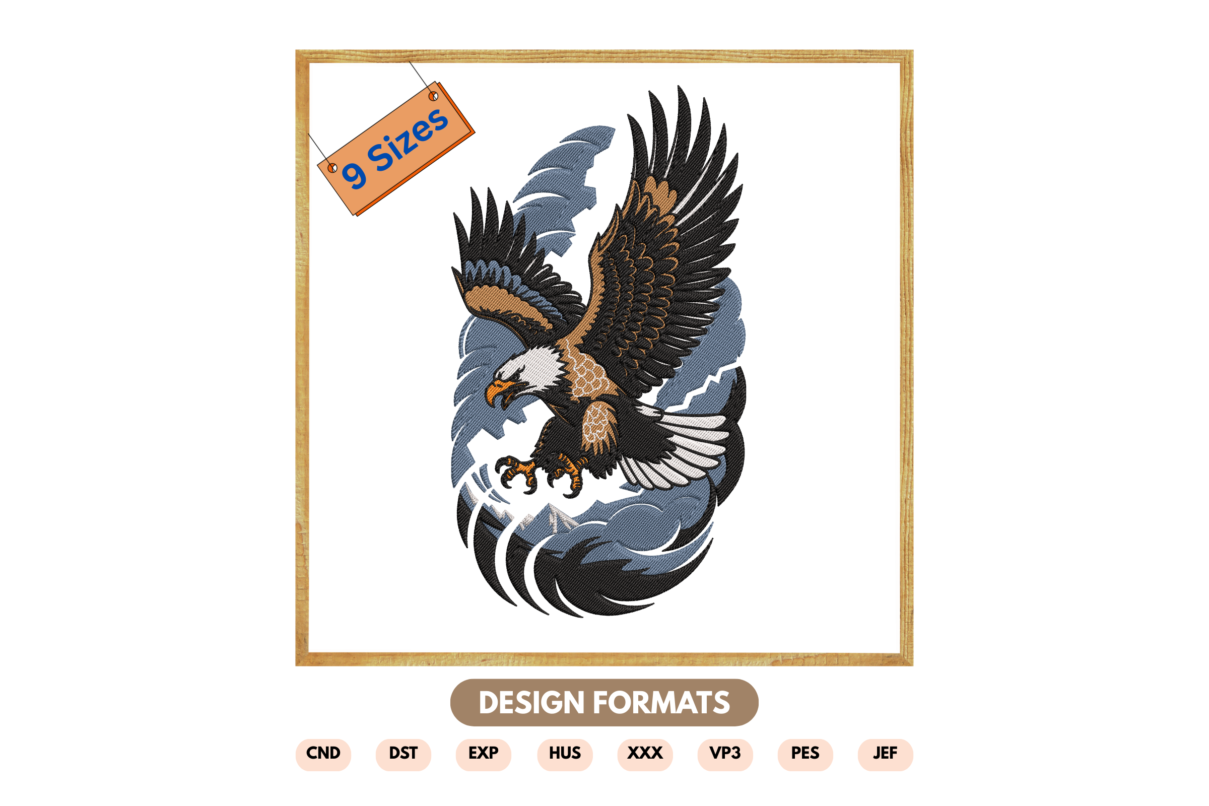 Eagle Embroidery Design
