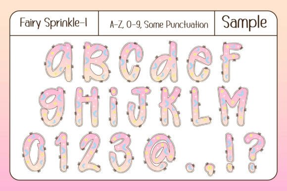 Fairy Sprinkle Font - Preview 2