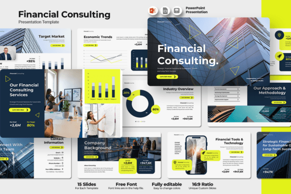 Financial Consulting PowerPoint Template