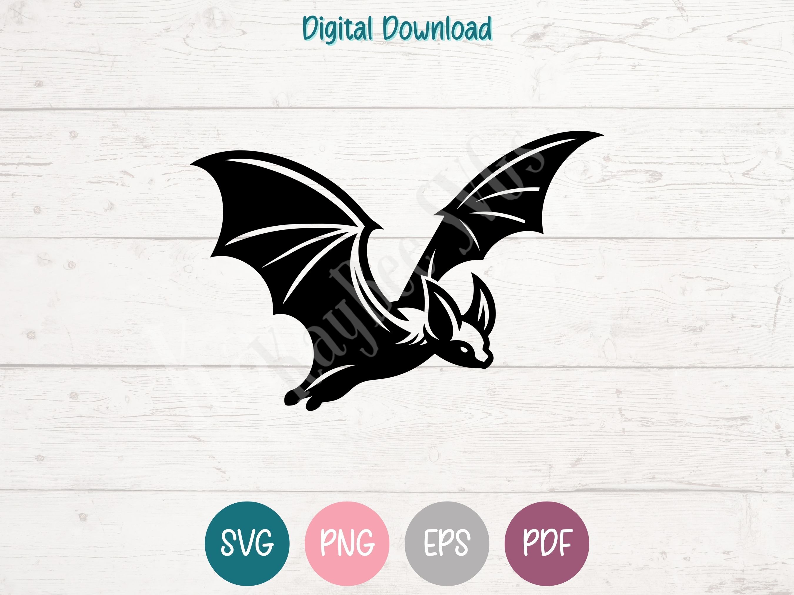 Flying Bat SVG Cut File Graphic by KayBeeSVGs · Creative Fabrica