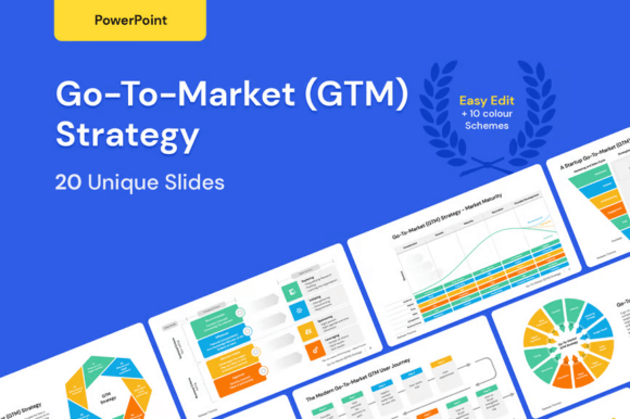 Preview of Go-to-Market GTM Strategy for PowerPoint marketing presentation template