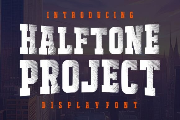 Halftone Project Slab Serif Font By Dreamspace.studio