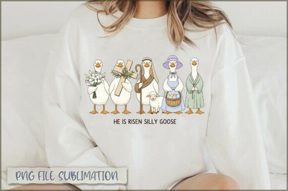 He is Risen Silly Goose PNG