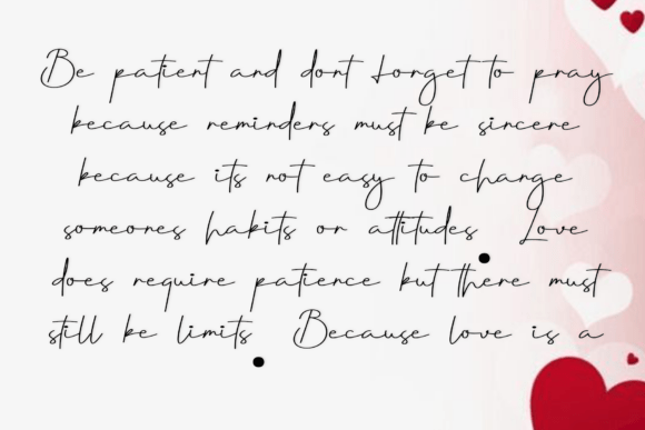Hearthly Font - Preview 4