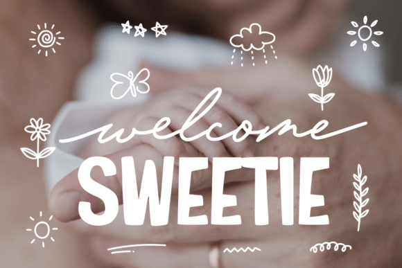 Hello Spring Trio Font - Preview 4