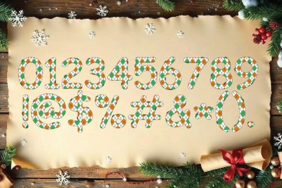 Irish Holiday Font PNG with transparent background - Preview 2
