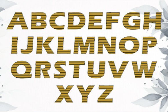 Irish Holiday Font PNG with transparent background - Preview 3