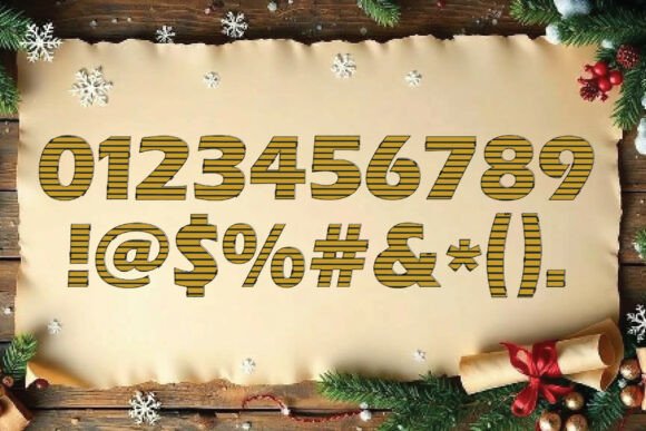 Irish Holiday Font PNG with transparent background - Preview 4