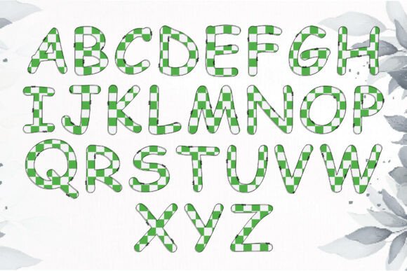 Irish Holiday Font PNG with transparent background - Preview 5