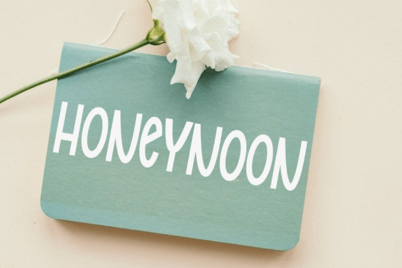 Kinder Rainbow Font PNG with transparent background - Preview 2