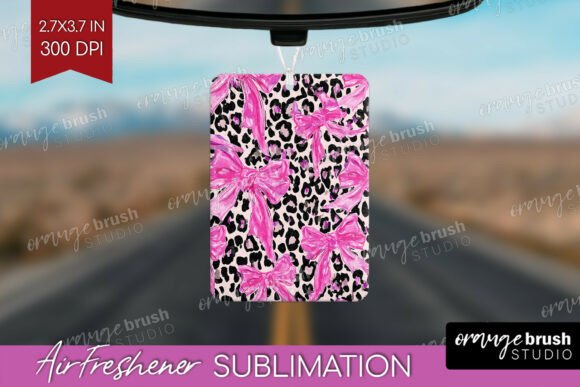 Leopard Print Air Freshener PNG Grafik Plotterdateien Von Orange Brush Studio