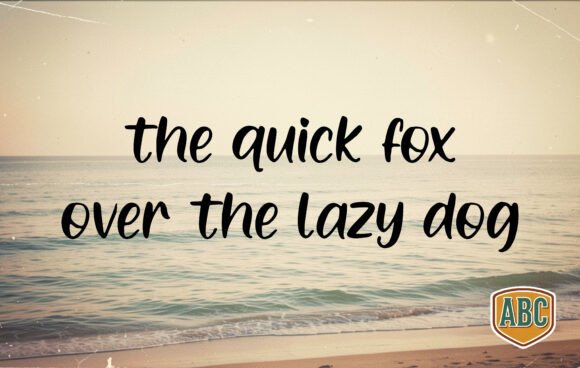 Light Sea Font PNG with transparent background - Preview 1