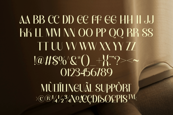 Mocamora Font PNG with transparent background - Preview 3