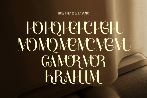 Mocamora Font PNG with transparent background - Preview 4