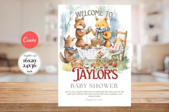 Modern Birthday Welcome Sign
