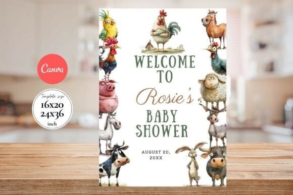 Modern Birthday Welcome Sign