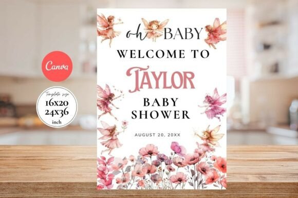 Modern Birthday Welcome Sign