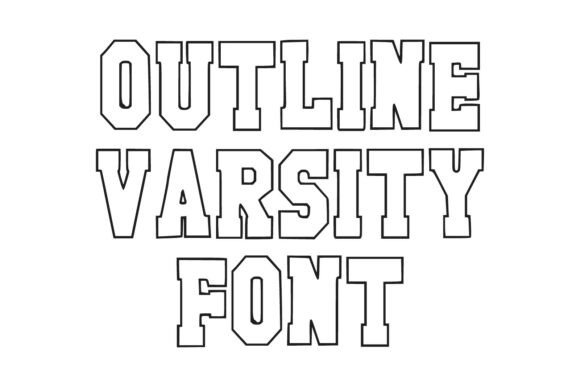 Monster College Font PNG with transparent background - Preview 1
