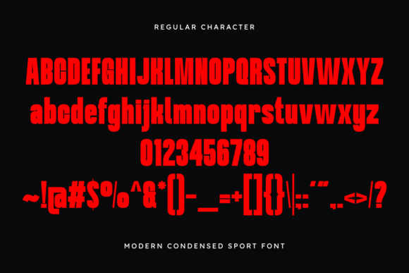 Powersans Font font preview - 1