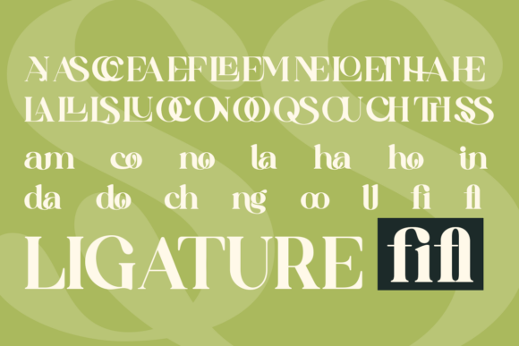 Qoncila Font PNG with transparent background - Preview 4